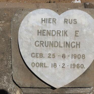 GRUNDLINGH Hendrik E. 1908-1960
