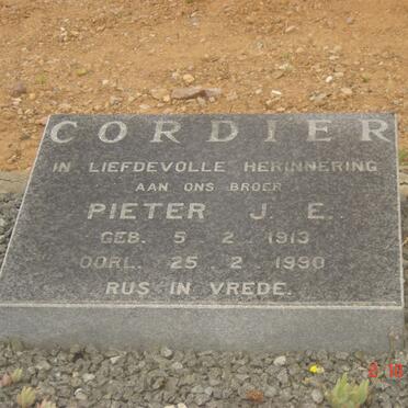 CORDIER Pieter J. E. 1913-1990