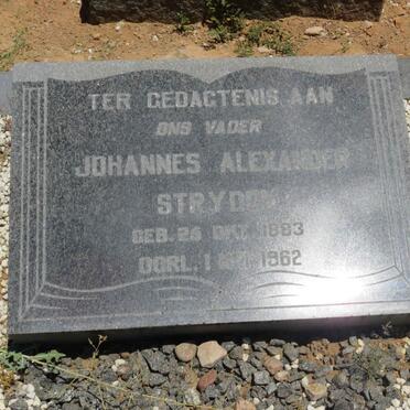 STRYDOM Johannes Alexander 1883-1962