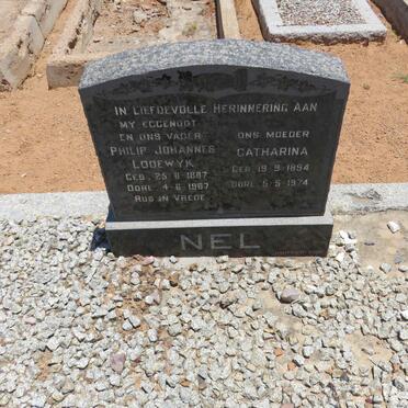 NEL Philip Johannes Lodewyk 1887-1967 &amp; Catharina 1894-1974