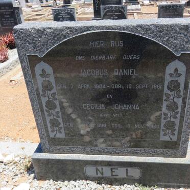 NEL Jacobus Daniel 1884-1961 &amp; Cecilia Johanna NEL 1891-1960