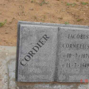 CORDIER Jacobus Cornelius 1871-1949