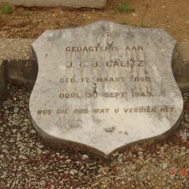 CALITZ J. C. J. 1868-1943