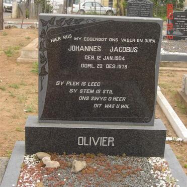OLIVIER Johannes Jacobus 1904-1978