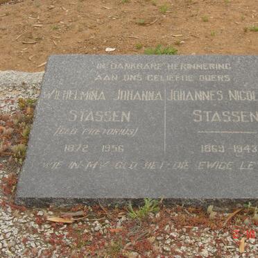 STASSEN Johannes Nicolaas -1943 &amp; Wilhelmina Johanna PRETORIUS -1956