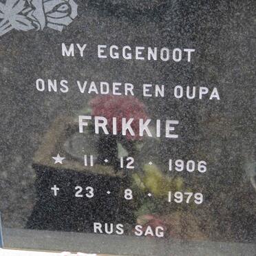 NEL Frikkie 1906-1979
