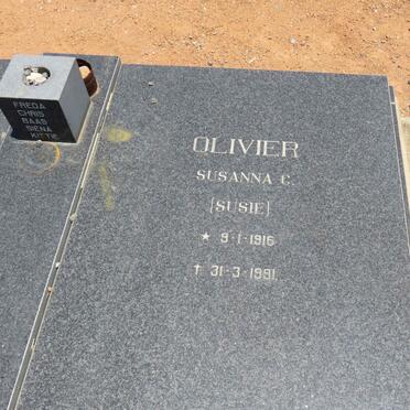 OLIVIER Susanna C. 1916-1991