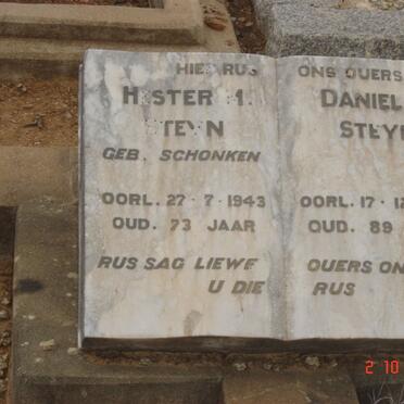 STEYN Daniel W. -1948 &amp; Hester M. SCHONKEN -1943