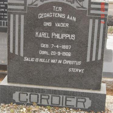 CORDIER Karel Philippus 1887-1966