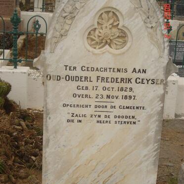 GEYSER Frederik 1829-1897