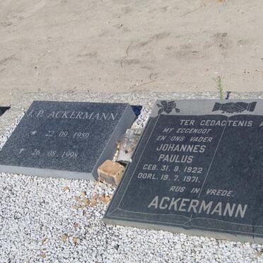 ACKERMAN Johannes Paulus 1922-1971 :: ACKERMAN J.P. 1959-1998