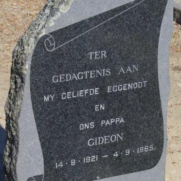ELLIS Gideon 1921-1965 :: BOTHA M.F.E. voorheen ELLIS 1925-2002 