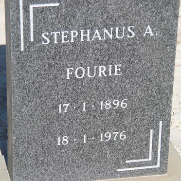 FOURIE Stephanus A. 1896-1976