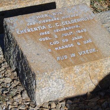 GELDENHUYS Emerentia C.C. nee GELDENHUYS -1942