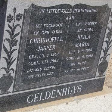 GELDENHUYS Christoffel Jasper 1908-1969 &amp; Heila Maria 1914-1995