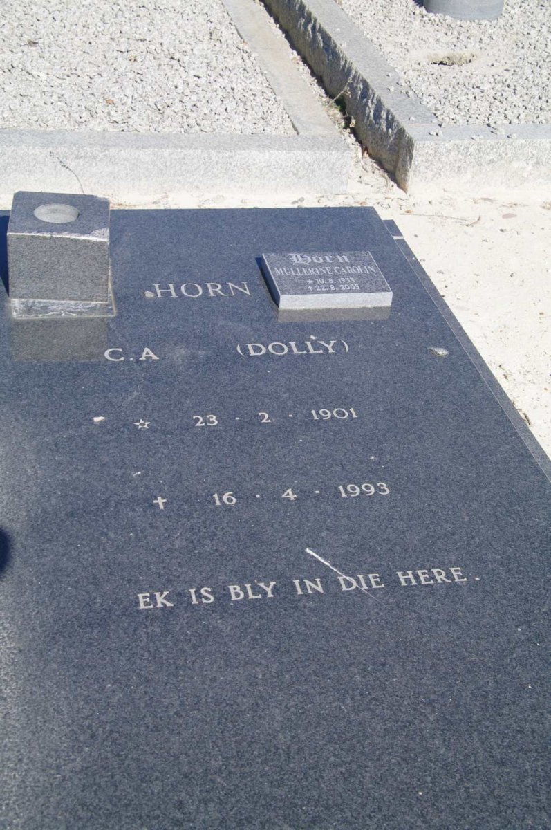 HORN C.A. 1901-1993 :: HORN M.C.