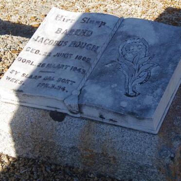 HOUGH Barend Jacobus 1883-1943