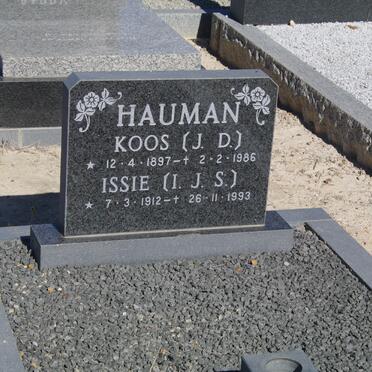 HAUMAN J.D. 1897-1986 &amp; I.J.S. 1912-1993