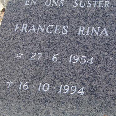 HOFMEESTER Clara Magdalena 1922-2006 :: ? Frances Rina 1954-1994