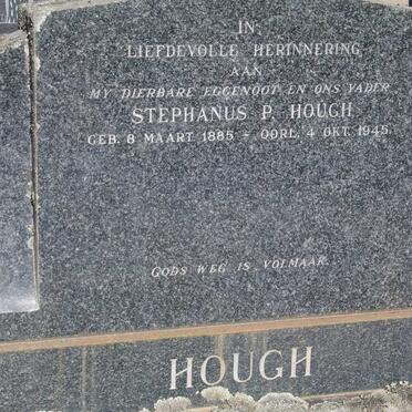 HOUGH Stephanus P. 1885-1945