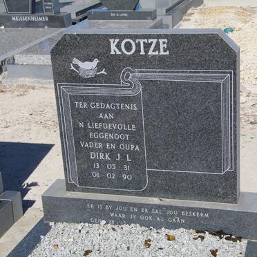 KOTZE Dirk J.L. 1931-1990