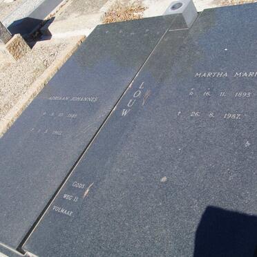 LOUW Adriaan Johannes 1888-1960 &amp; Martha Maria 1893-1987