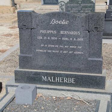 MALHERBE Philippus Bernardus 1930-1955