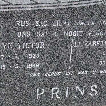 PRINS Lodewyk Victor 1923-1969 &amp; Elizabeth Johanna STODART 1917-1969 :: PRINS Lodewyk Philip 1949-1969