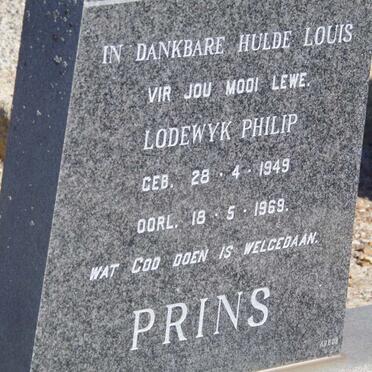 PRINS Lodewyk Victor 1923-1969 &amp; Elizabeth Johanna STODART 1917-1969 :: PRINS Lodewyk Philip 1949-1969