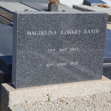 RAATH Magdelina 1903-1972
