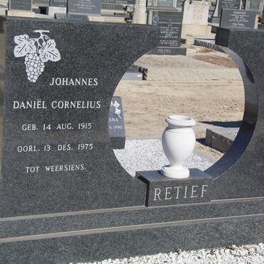 RETIEF Johannes Daniel Cornelius 1915-1975 &amp; Aletta Cornelia Susanna 1915-1985