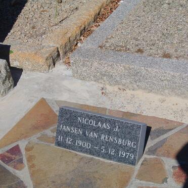 RENSBURG Nicolaas J., Jansen van 1900-1979