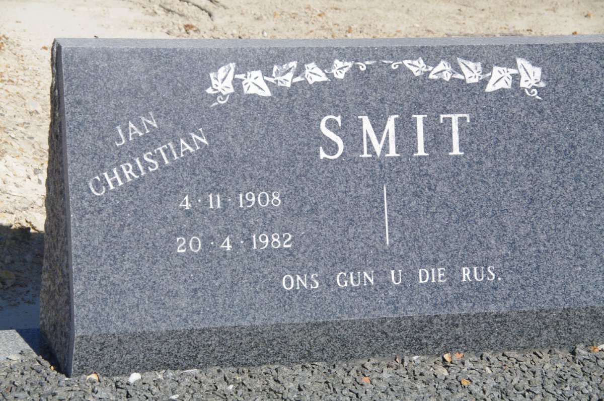 SMIT Jan Christian 1908-1982