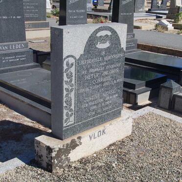 VLOK Pieter Jacobus Conradie 1890-1958 &amp; Justina MALHERBE 1896-1969 