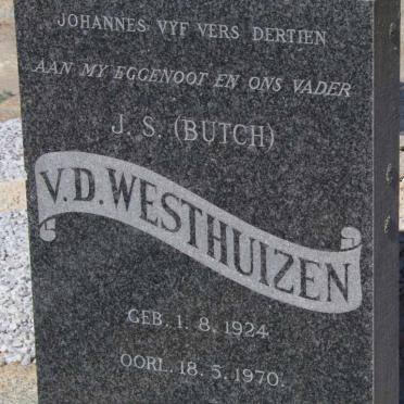 WESTHUIZEN J.S., v.d. 1924-1970