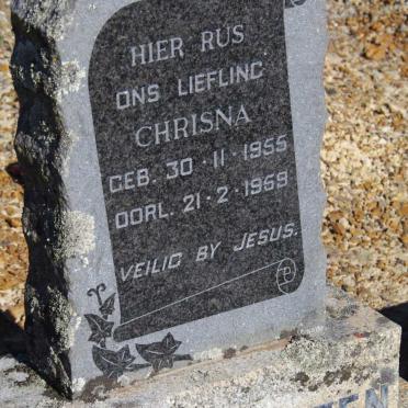 WESTHUIZEN Chrisna, v.d. 1955-1959