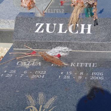 ZULCH Calla 1922-2004 &amp; Kittie 1926-2006
