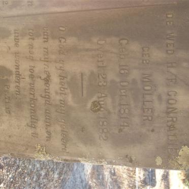CONRADIE H.F. nee MOLLER 1814-1882