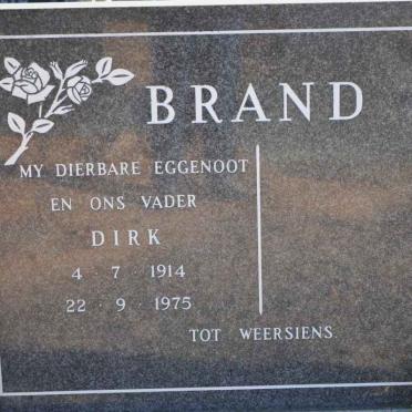 BRAND Dirk 1914-1975