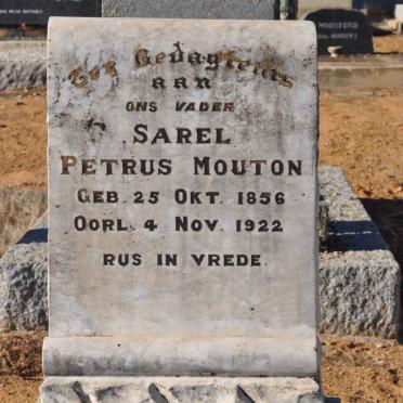 MOUTON Sarel Petrus 1856-1922