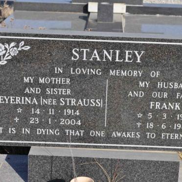 STANLEY Frank 1915-1989 &amp; Beyerina STRAUSS 1914-2004