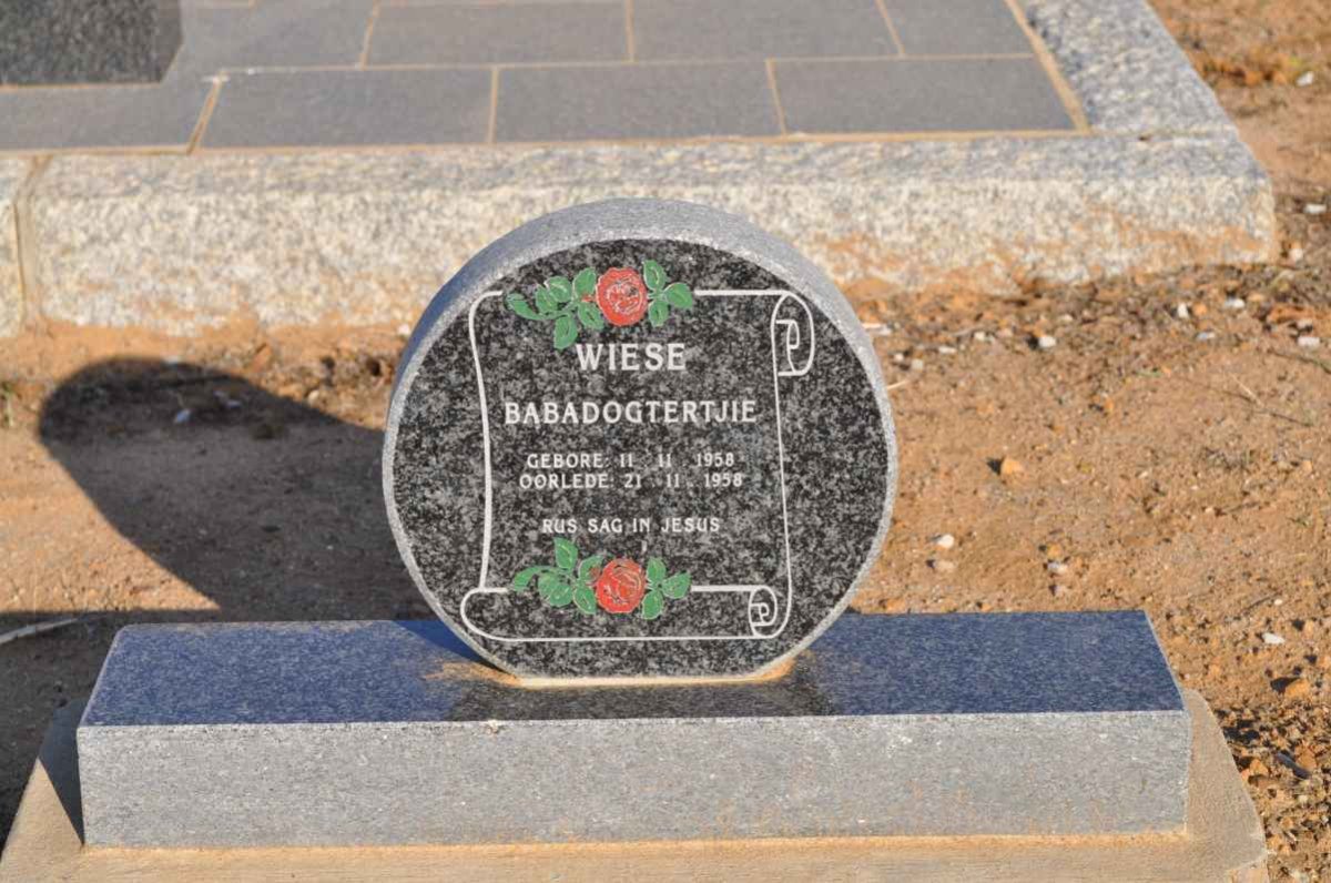 WIESE Babadogtertije 1958-1958