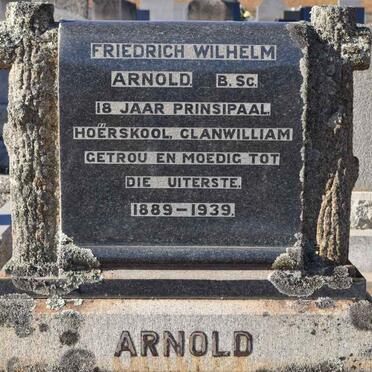 ARNOLD Friedrich Wilhelm 1889-1939