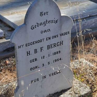 BERGH H.B.F. 1889-1954