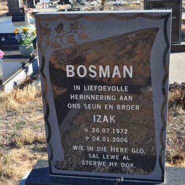 BOSMAN Izak 1972-2006