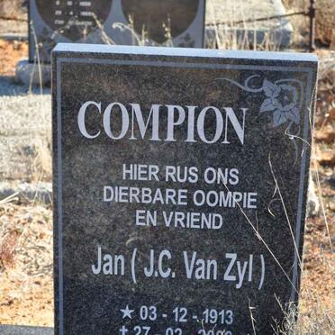 COMPION J.C.Van Zyl 1913-2000