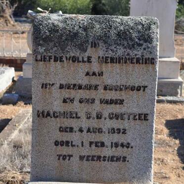 COETZEE Machiel C.D. 1892-1940
