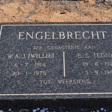 ENGELBRECHT W.A.J. 1914-1978 &amp; E.S. 1921-1981