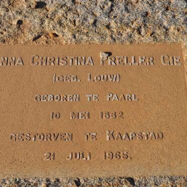 GIE Michael Henry 1864-1922 &amp; Anna Christina Preller LOUW 1882-1965