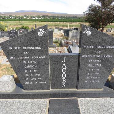 JACOBS Gideon 1917-1981 & Helena 1917-2014